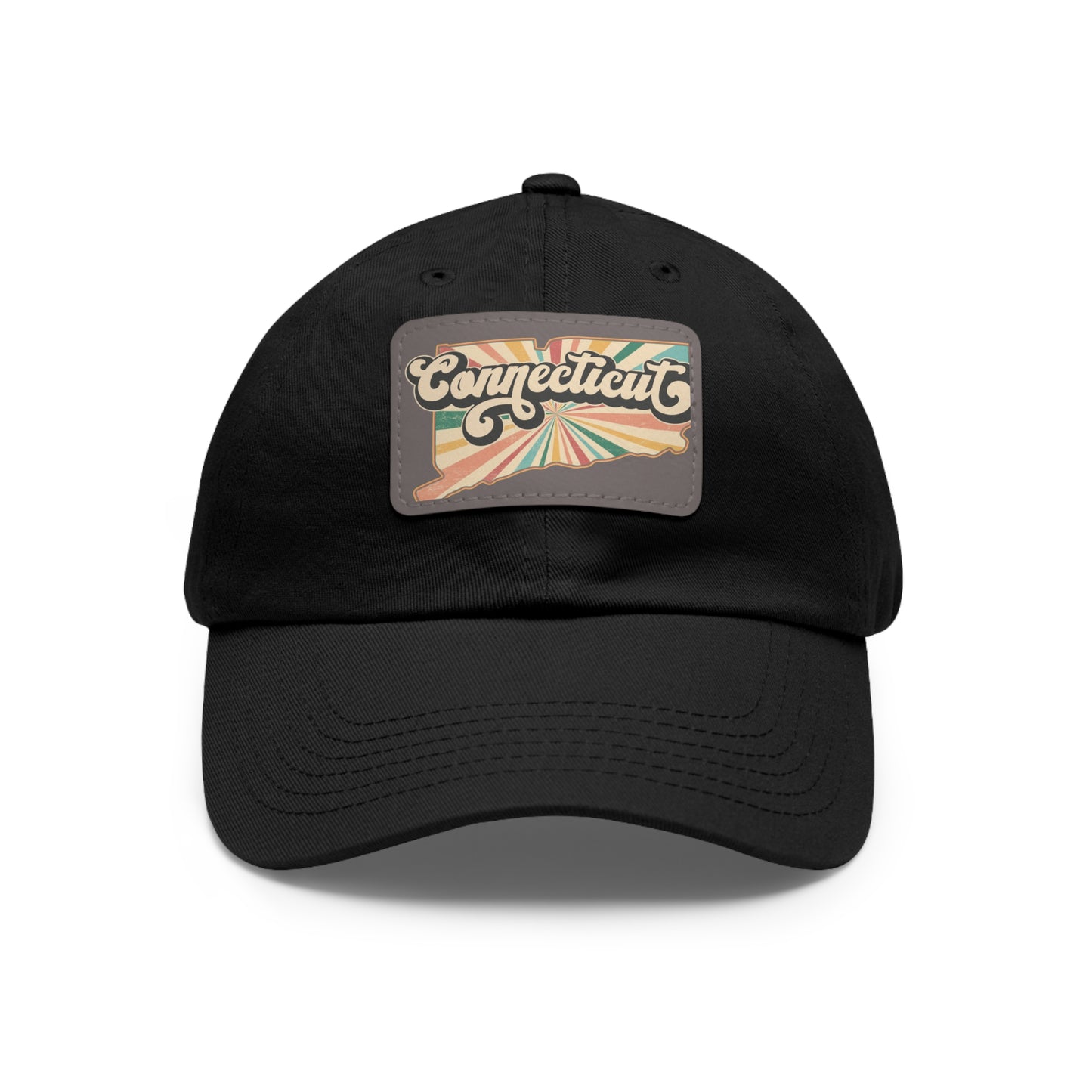 Connecticut Groovy Hat with Leather Patch