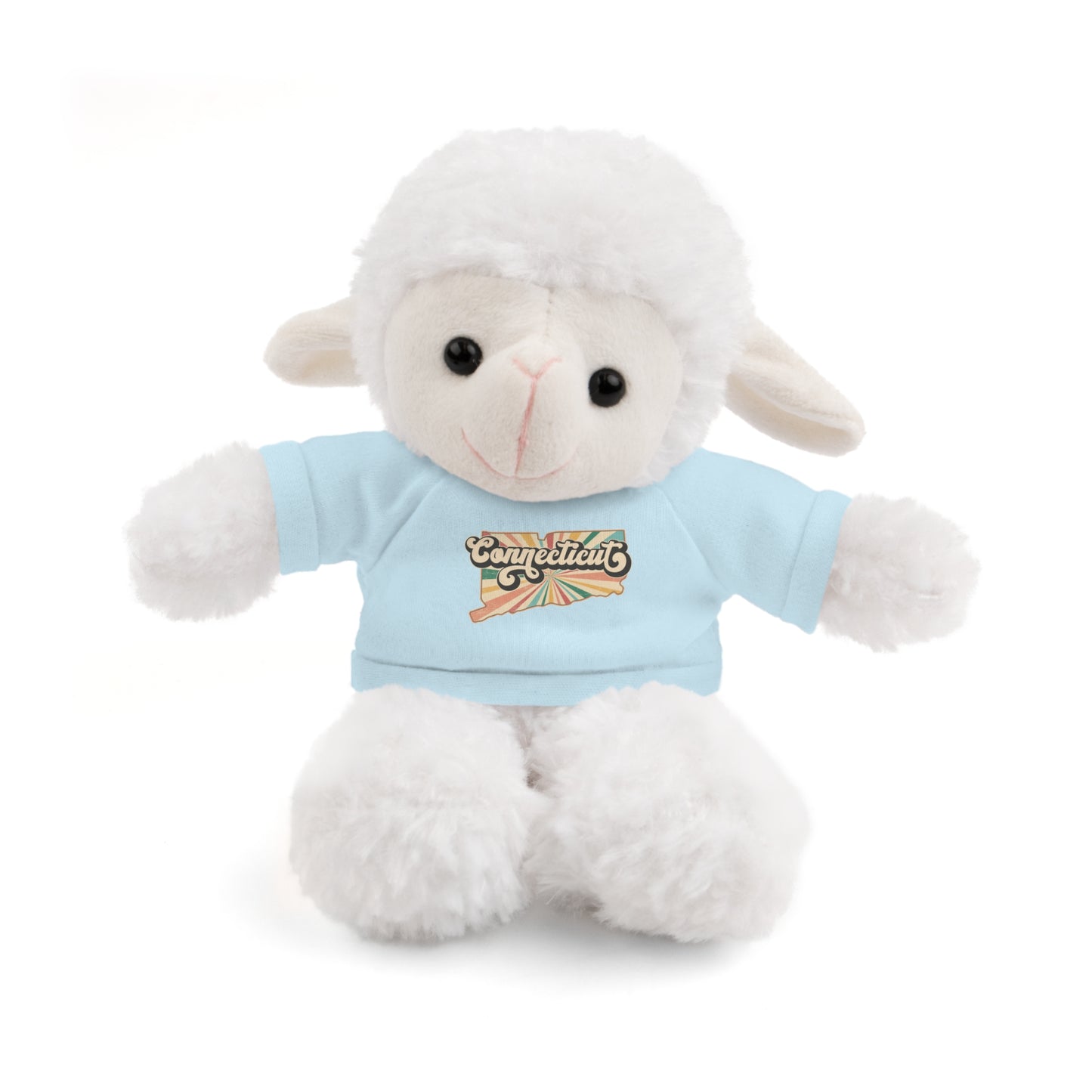 Connecticut Groovy Stuffed Animals with Tee (multiple animals and colors)
