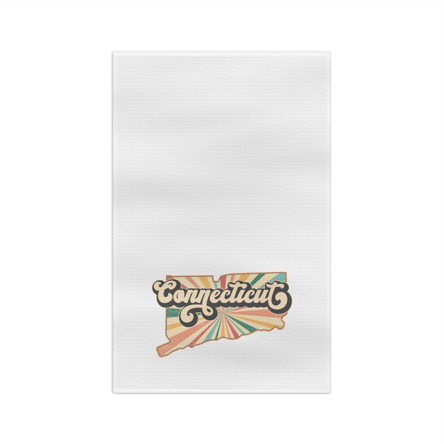 Connecticut Groovy Microfiber Tea Towel