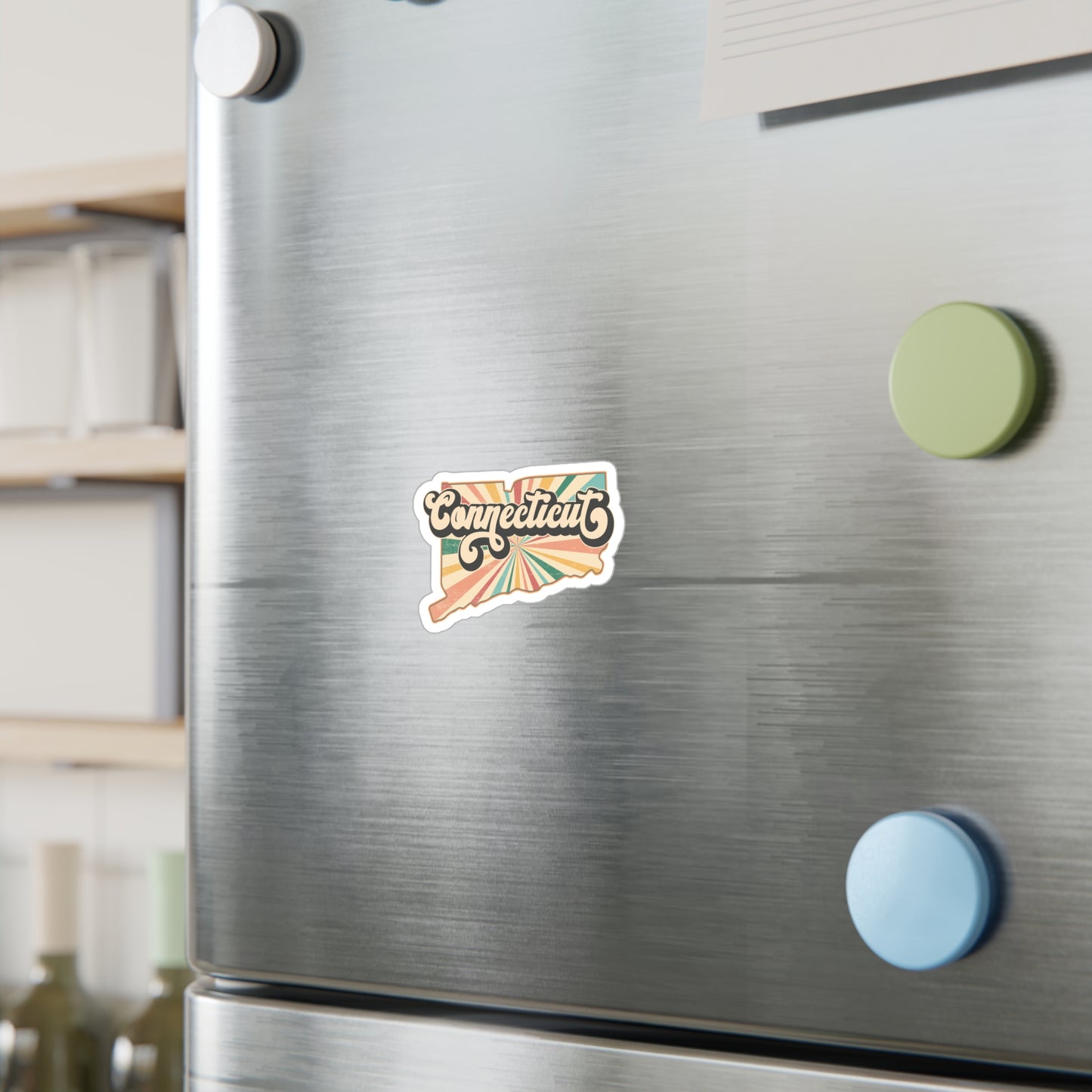 Connecticut Groovy Vinyl Decals