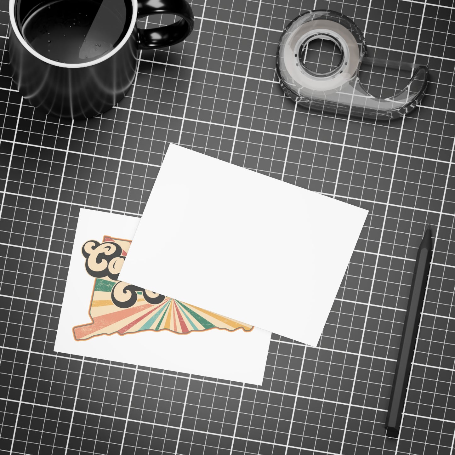 Connecticut Groovy Postcard Bundles (envelopes not included)