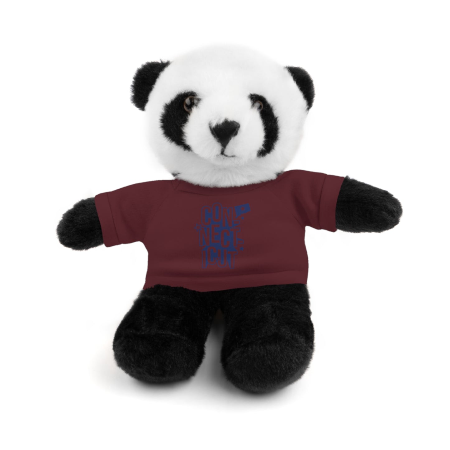 Connecticut Blue Lettering Stuffed Animals with Tee (multiple animals and colors)