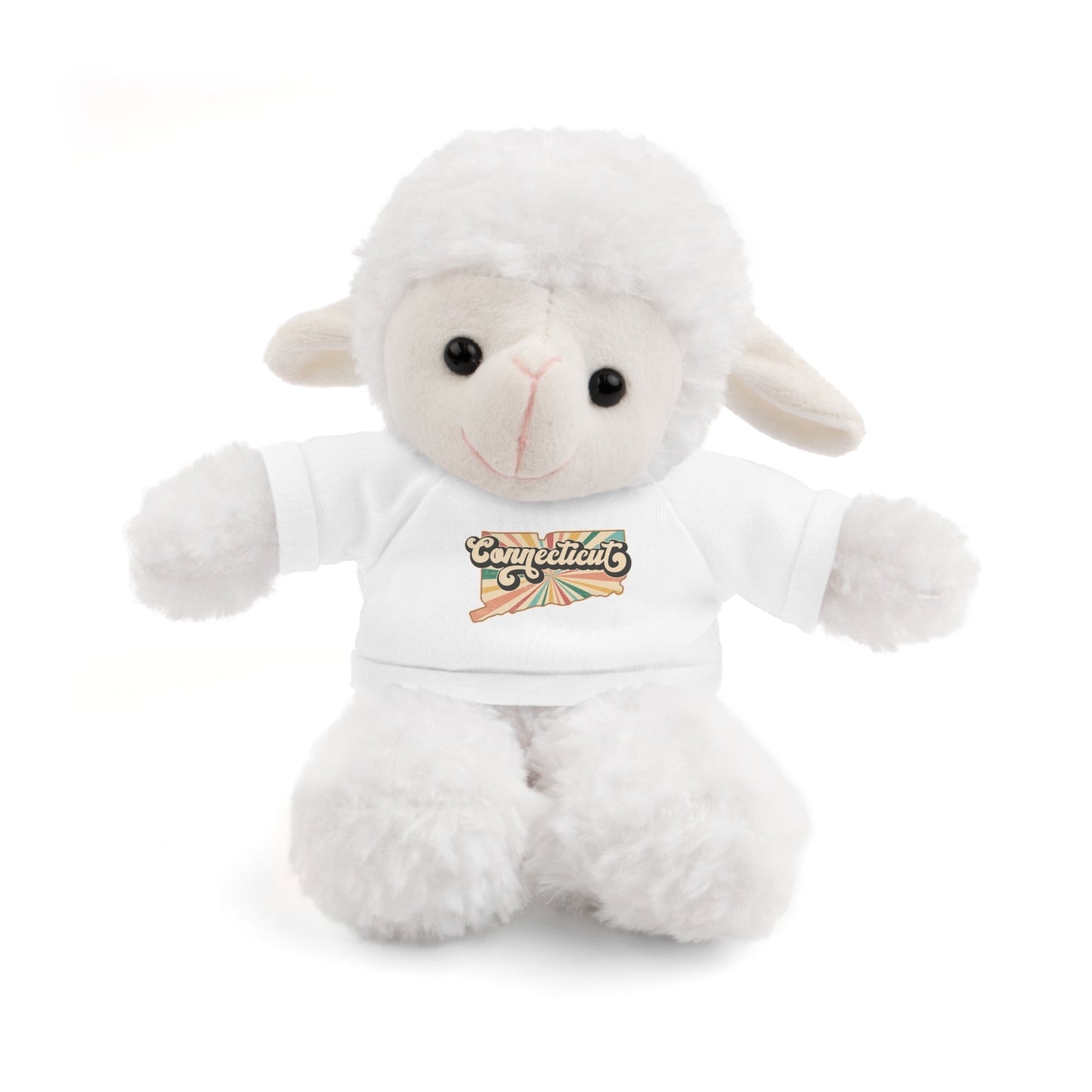 Connecticut Groovy Stuffed Animals with Tee (multiple animals and colors)