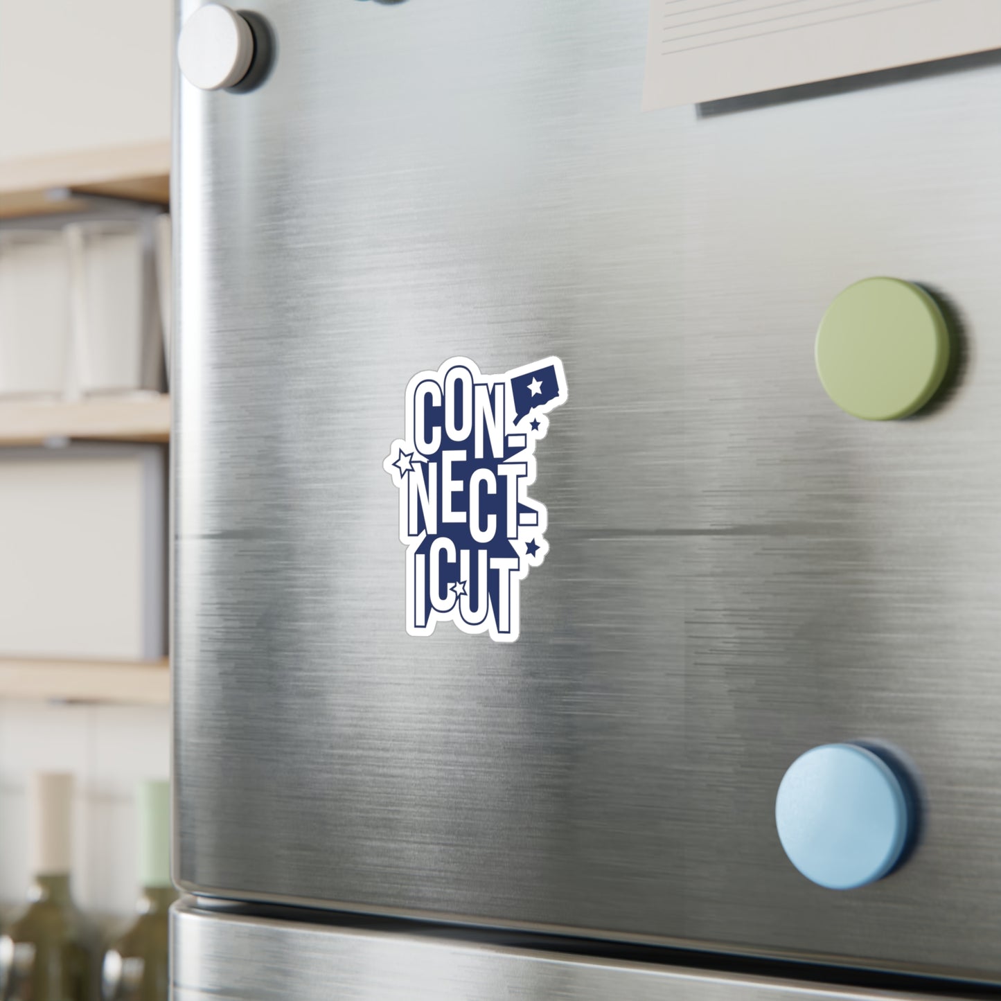 Connecticut Lettering Vinyl Decals