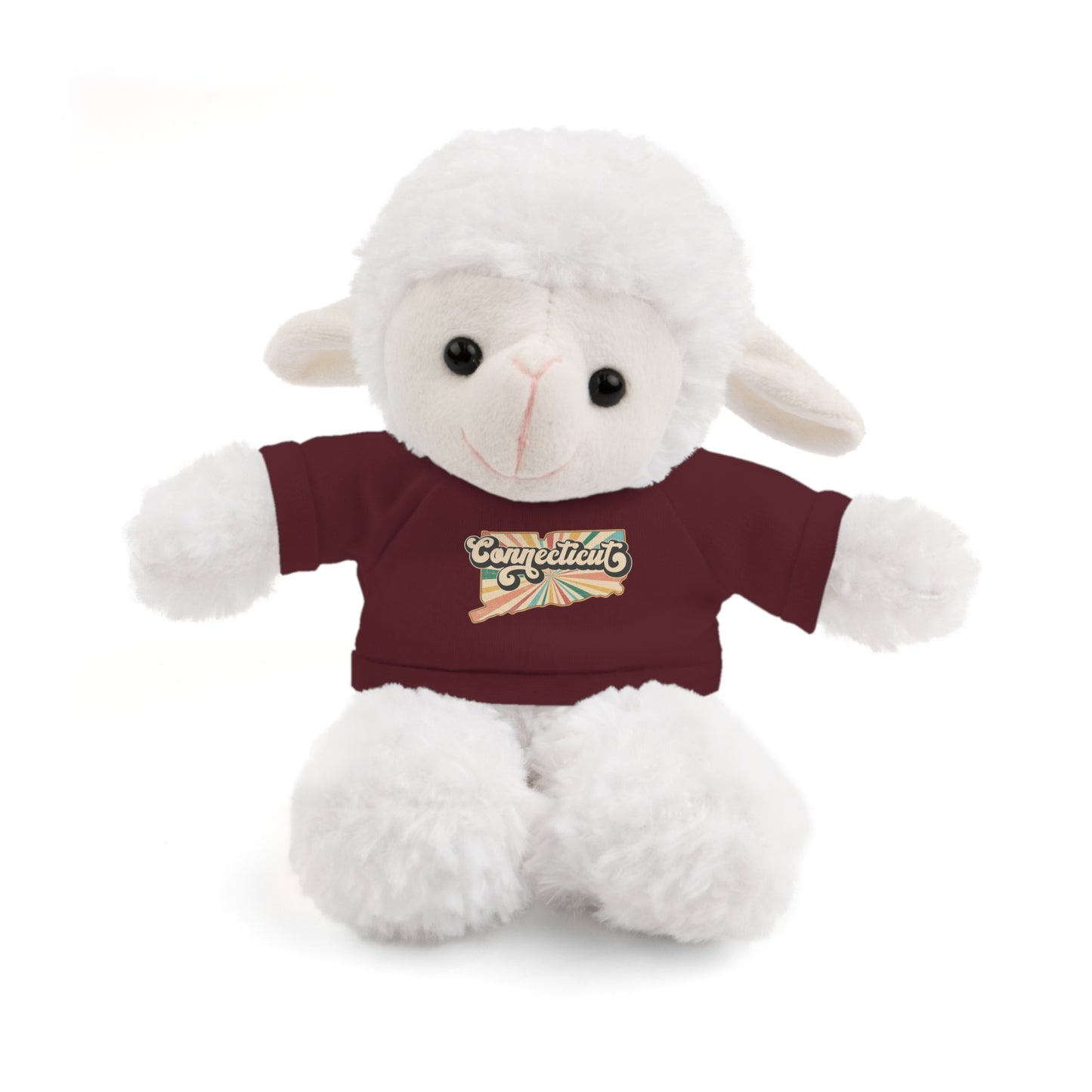 Connecticut Groovy Stuffed Animals with Tee (multiple animals and colors)