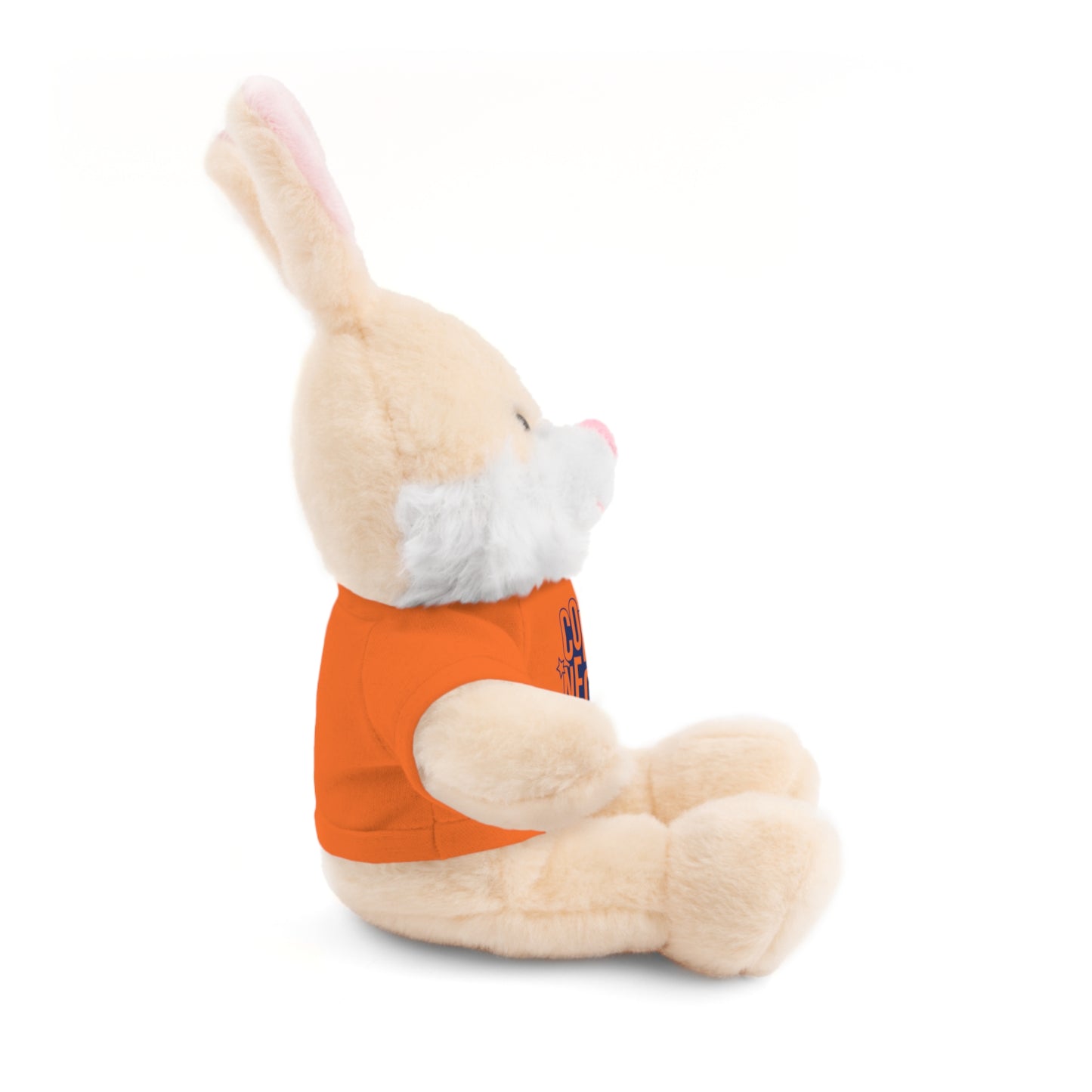 Connecticut Blue Lettering Stuffed Animals with Tee (multiple animals and colors)