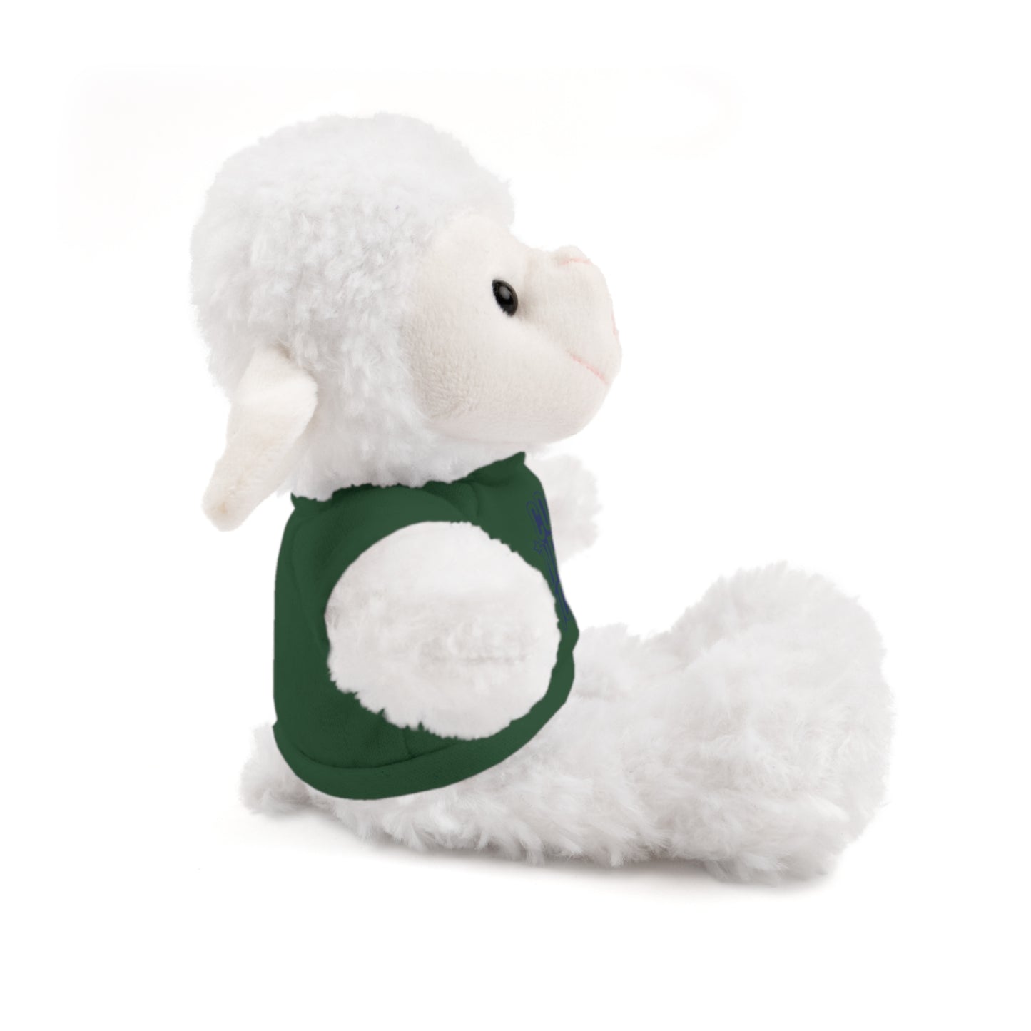 Connecticut Blue Lettering Stuffed Animals with Tee (multiple animals and colors)