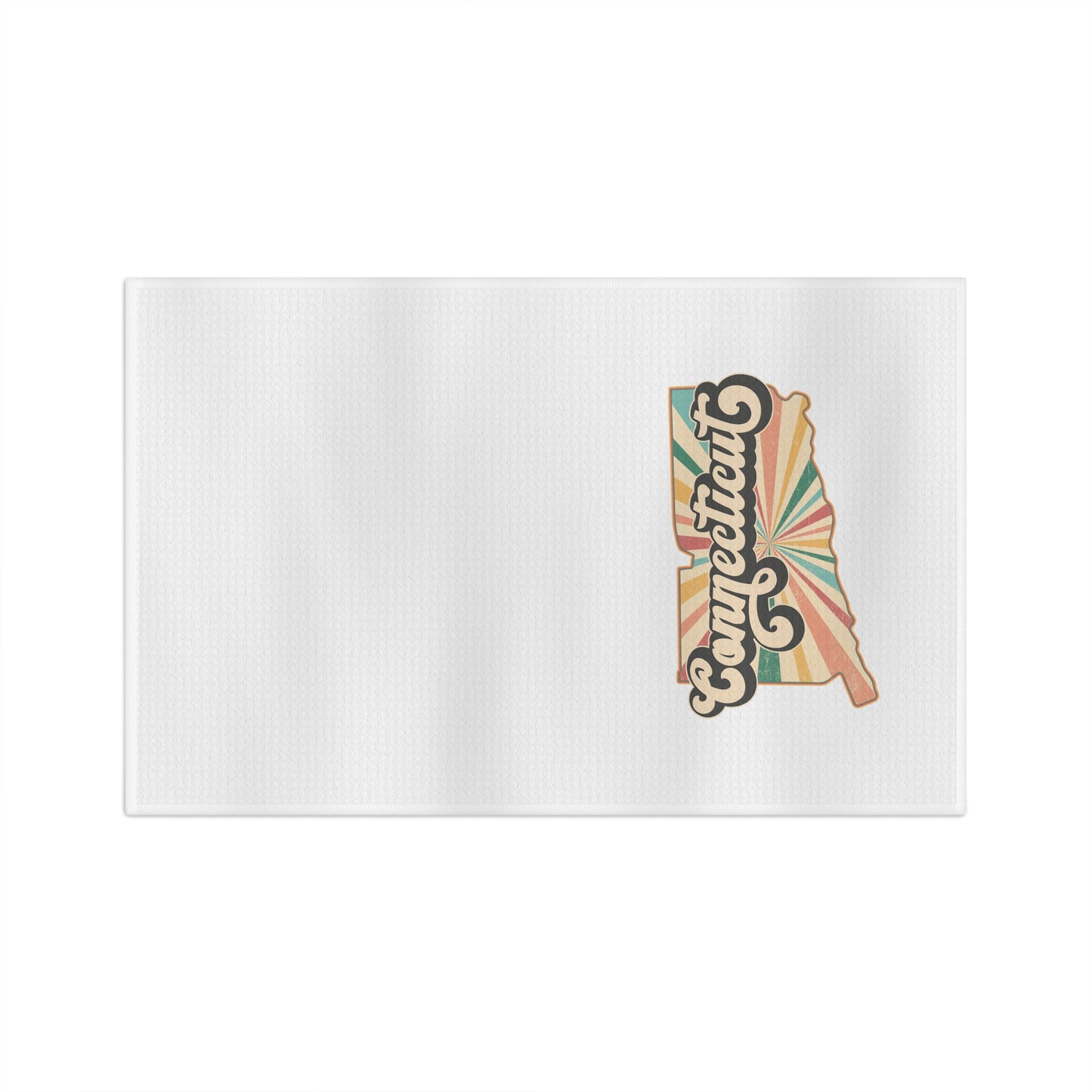 Connecticut Groovy Microfiber Tea Towel