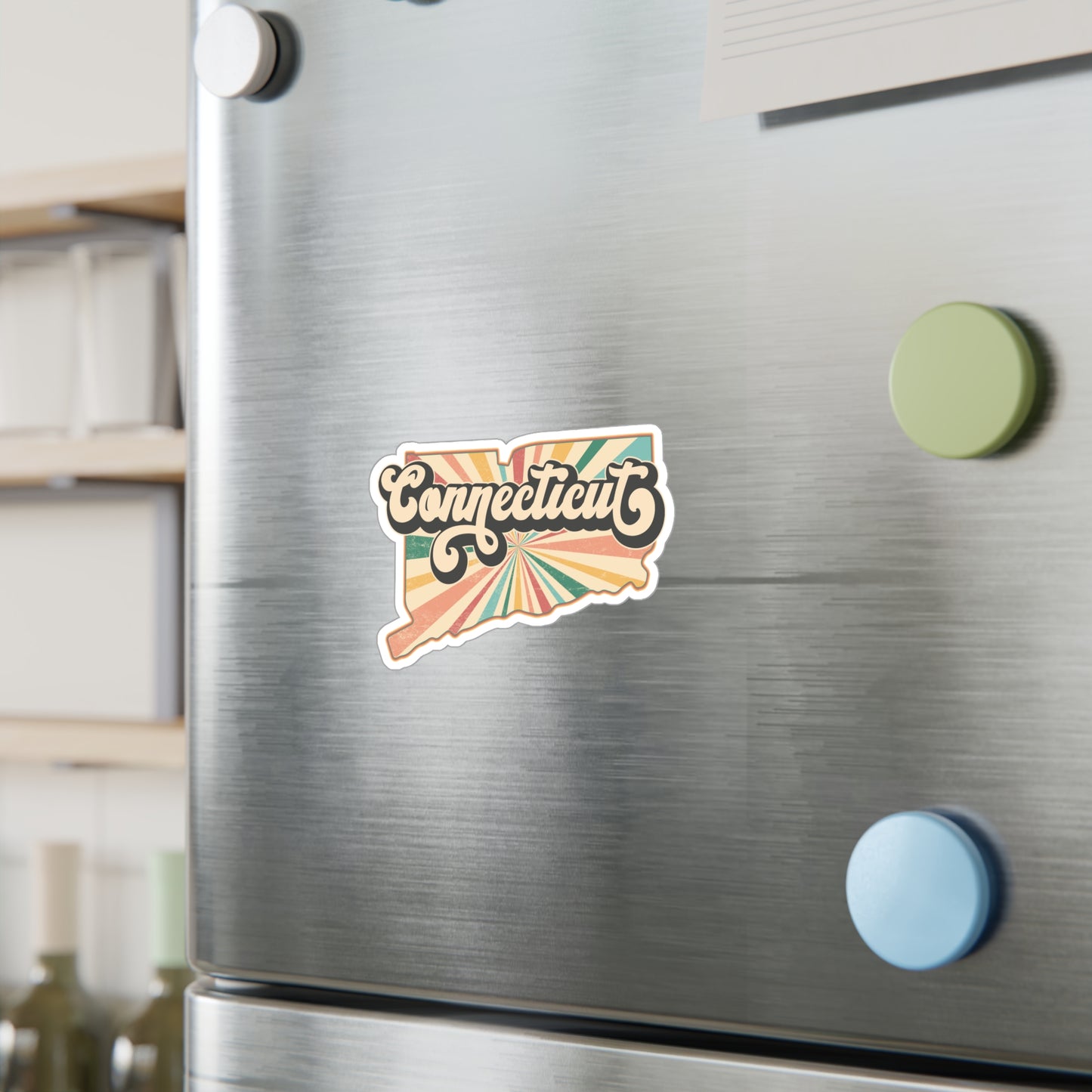 Connecticut Groovy Vinyl Decals