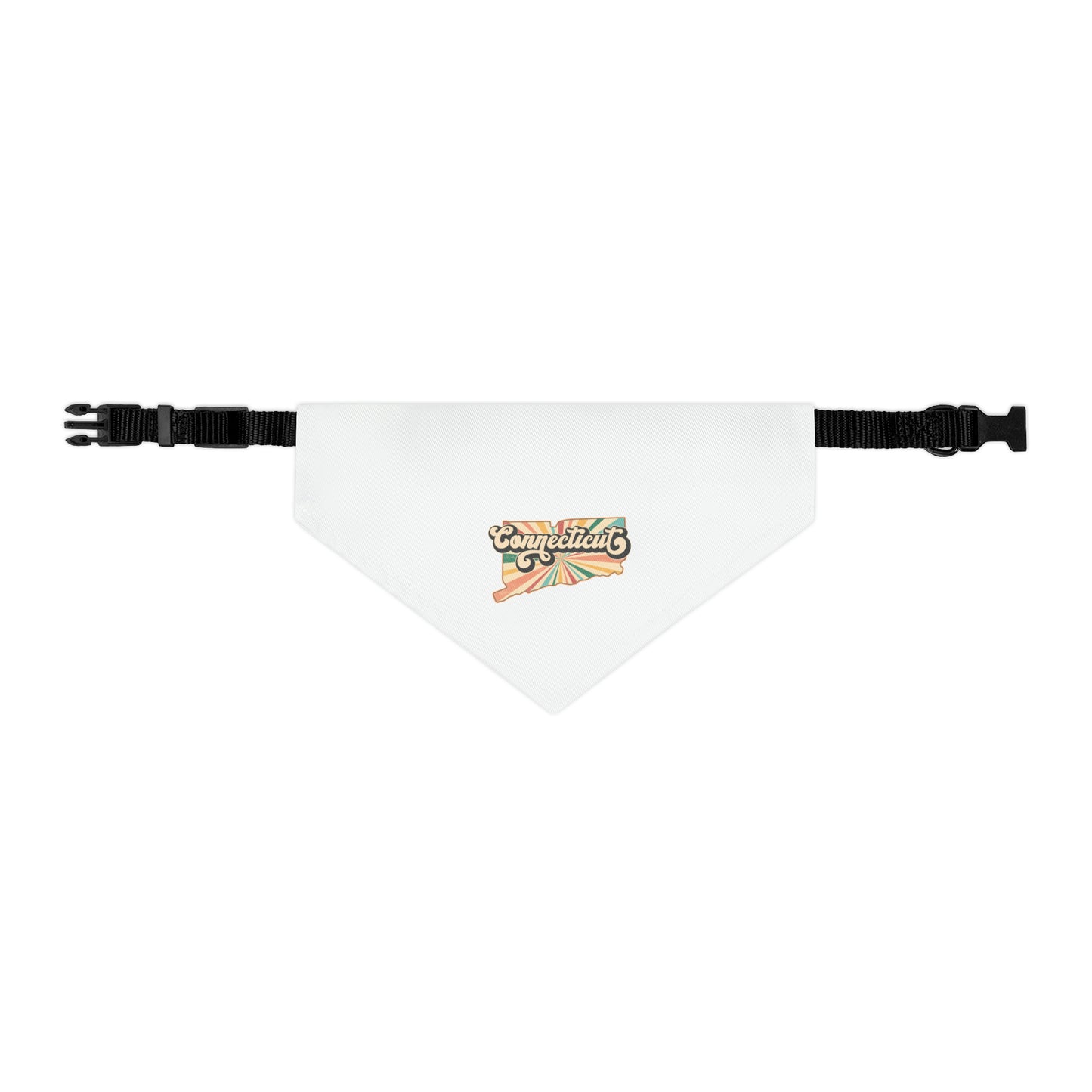 Connecticut Groovy Pet Bandana Collar