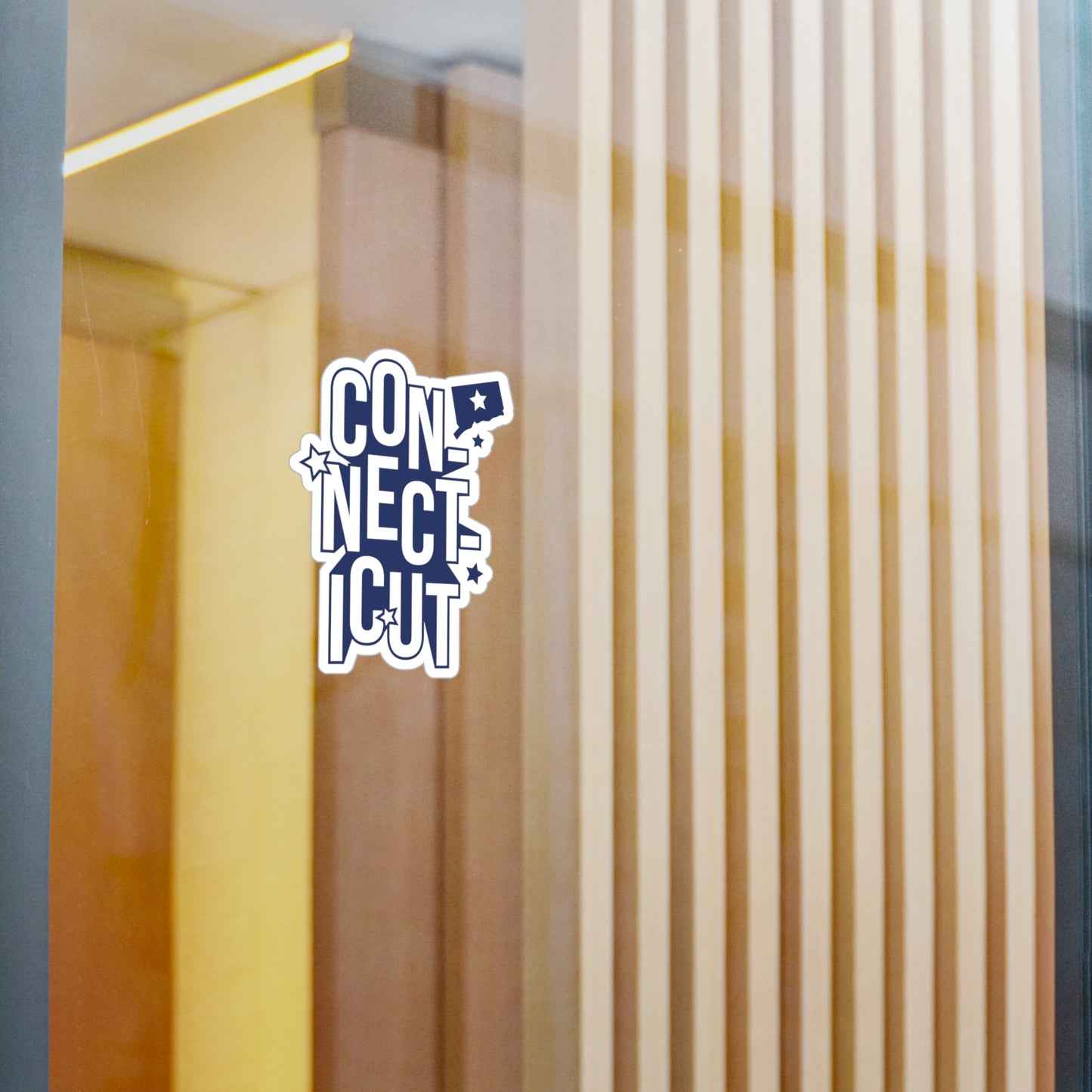 Connecticut Lettering Vinyl Decals