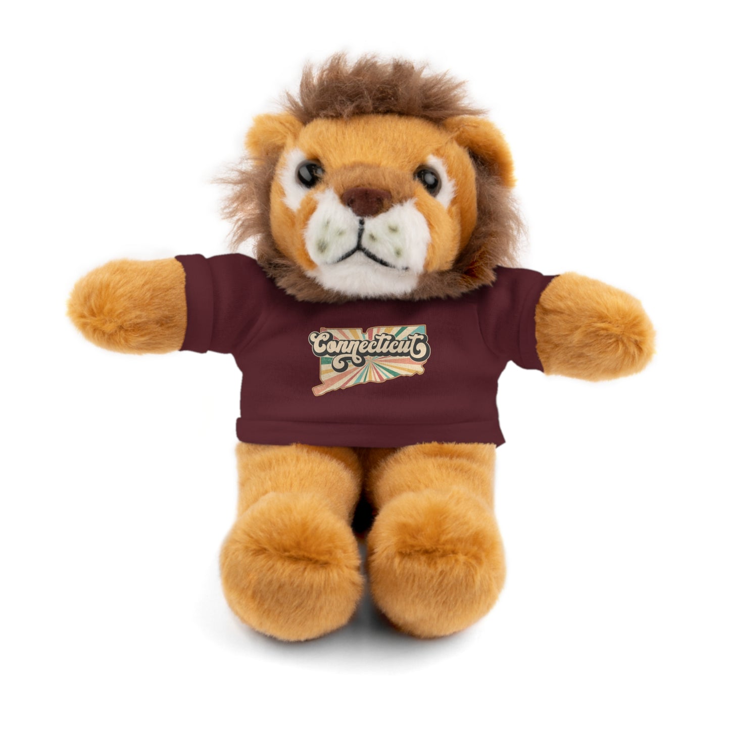 Connecticut Groovy Stuffed Animals with Tee (multiple animals and colors)