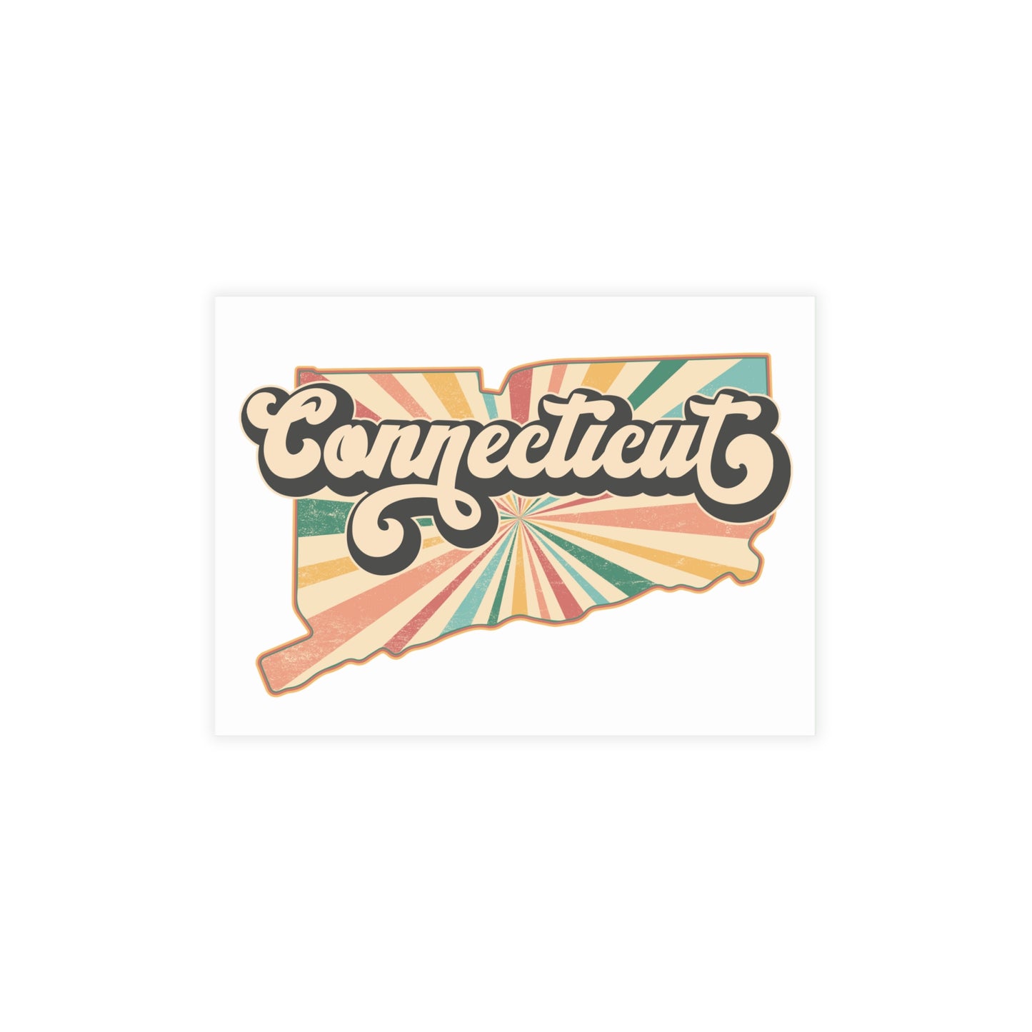 Connecticut Groovy Postcard Bundles (envelopes not included)
