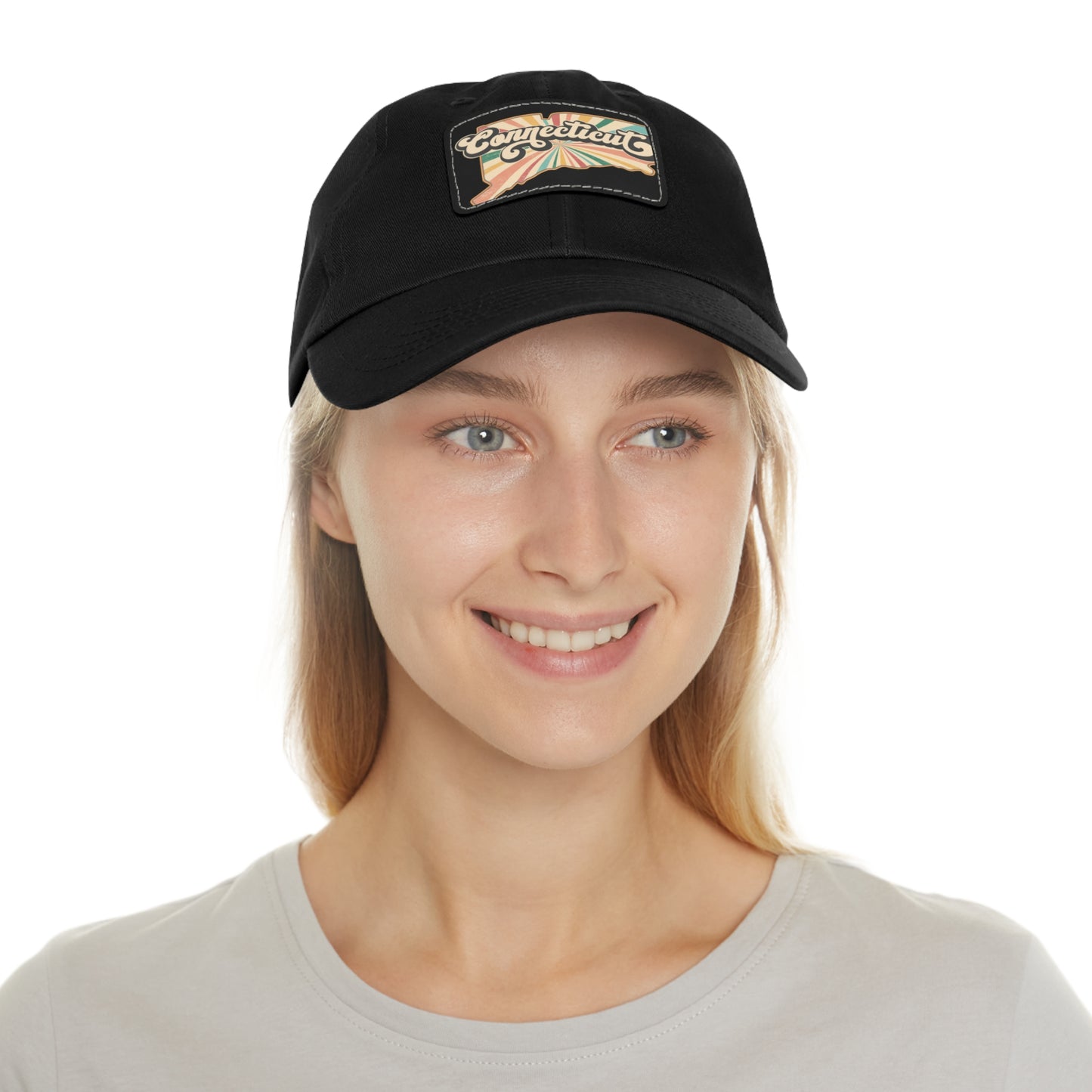 Connecticut Groovy Hat with Leather Patch