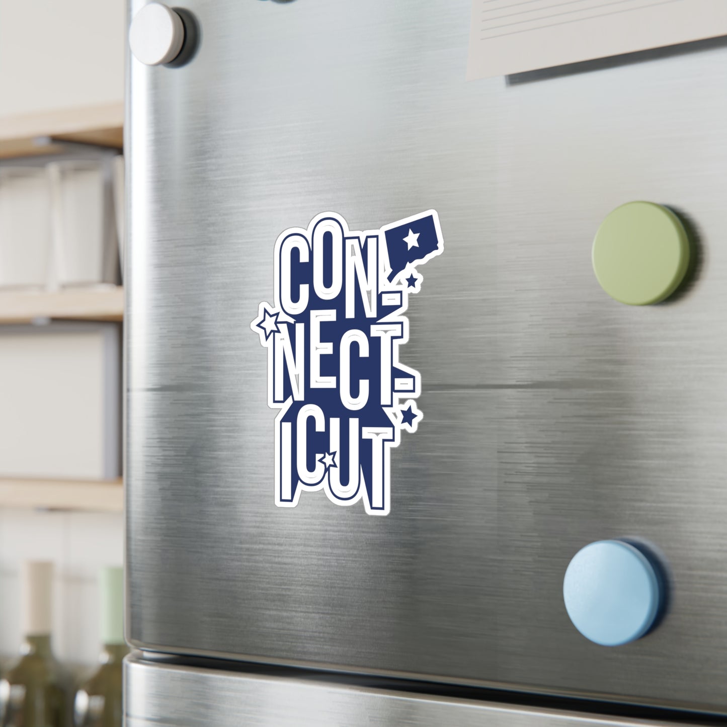 Connecticut Lettering Vinyl Decals