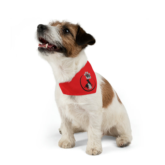 Monkey's Pack Red Pet Bandana Collar