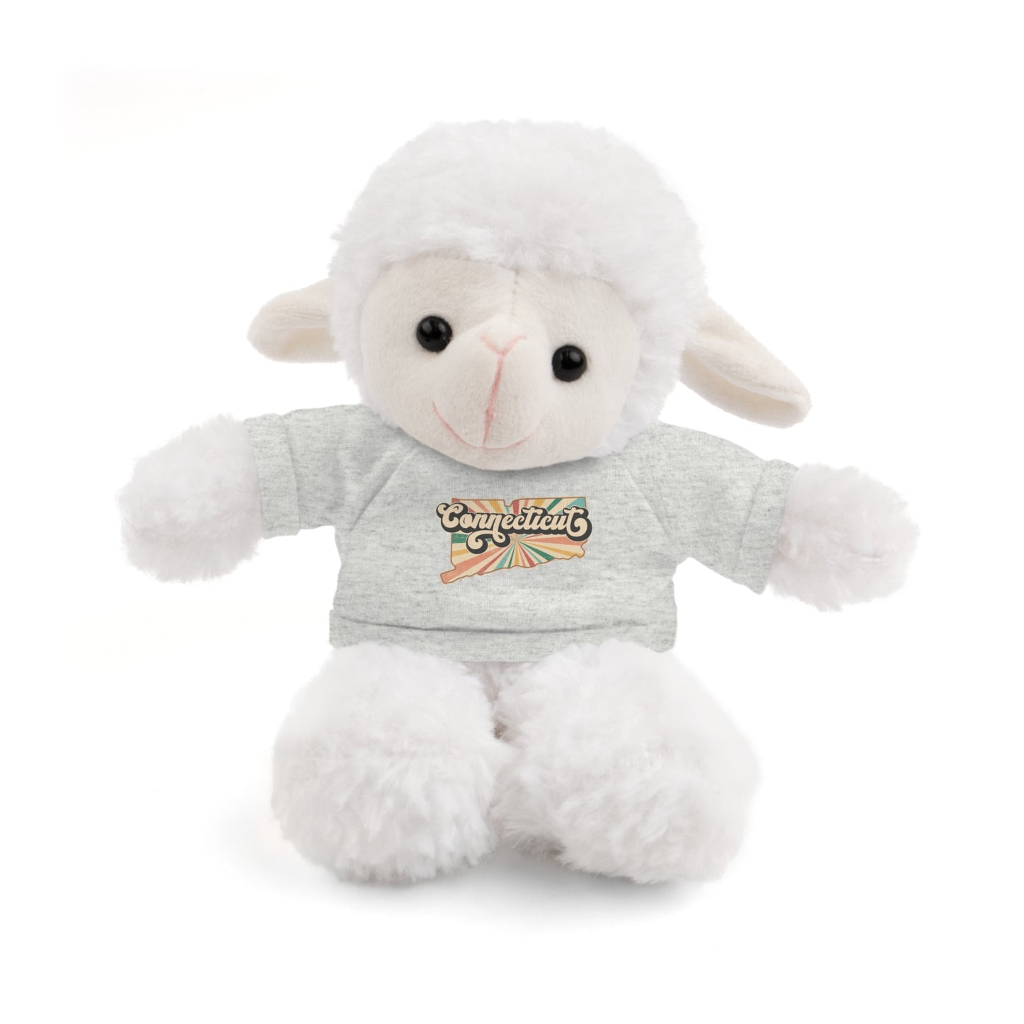Connecticut Groovy Stuffed Animals with Tee (multiple animals and colors)