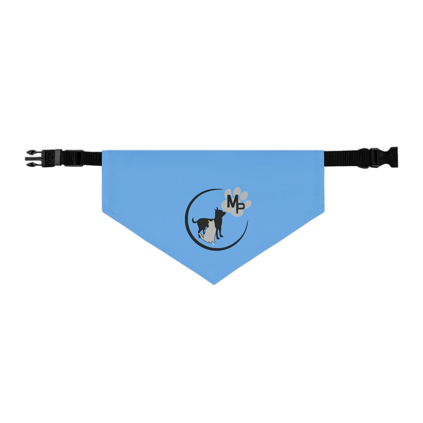 Monkey's Pack Blue Pet Bandana Collar