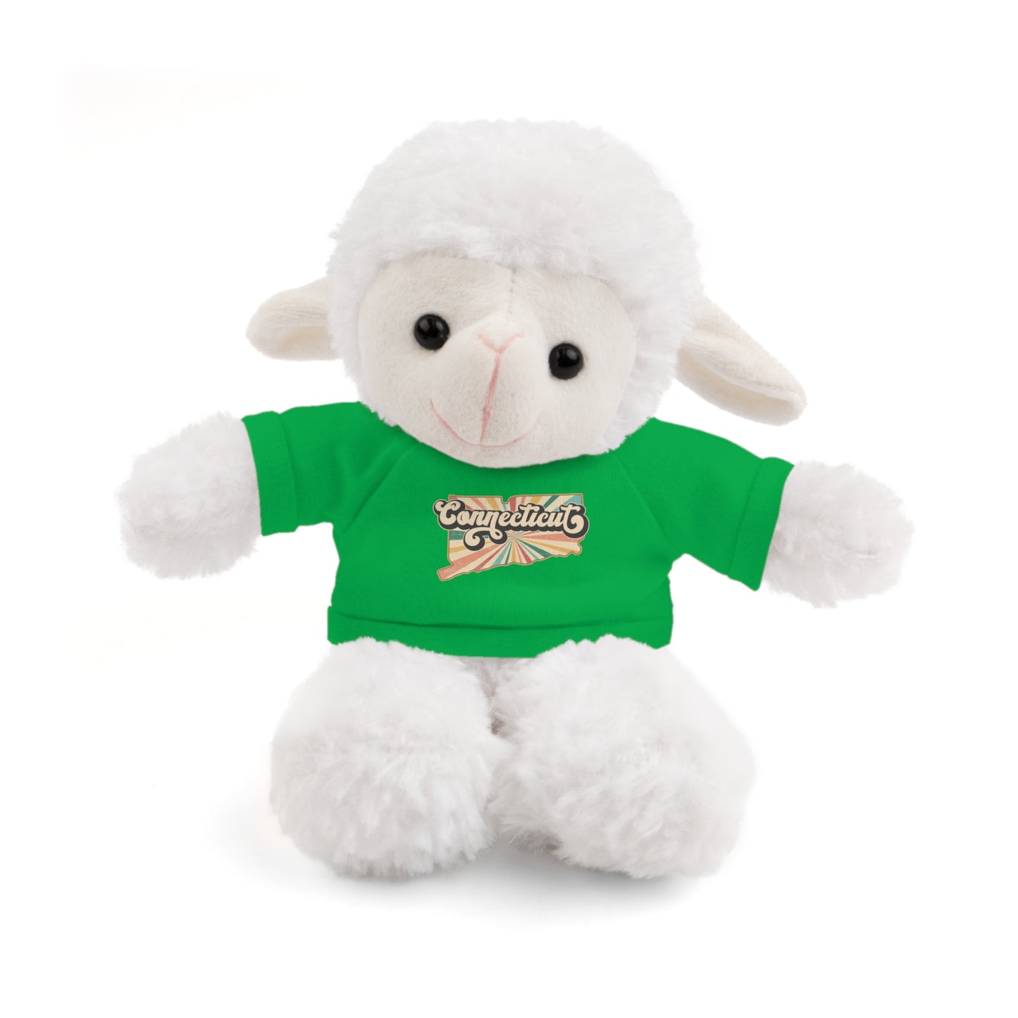 Connecticut Groovy Stuffed Animals with Tee (multiple animals and colors)