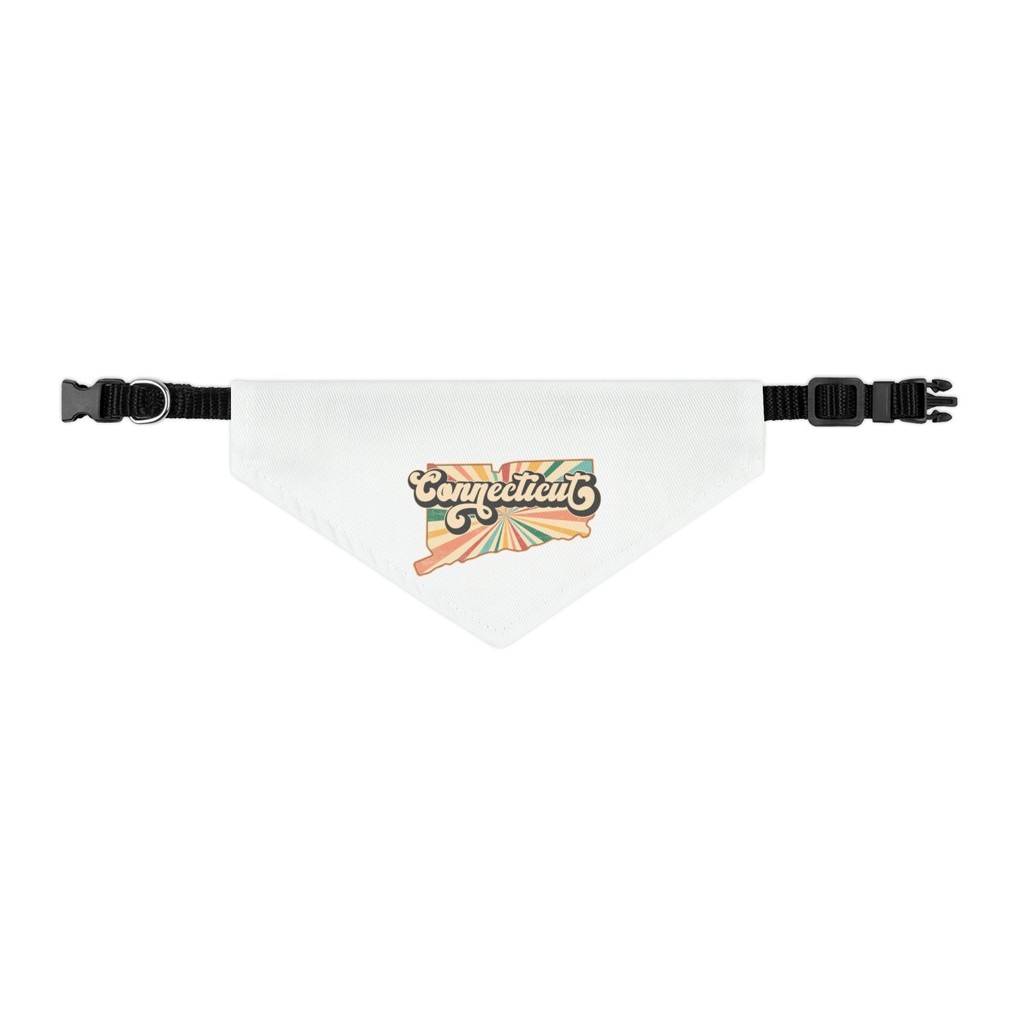 Connecticut Groovy Pet Bandana Collar