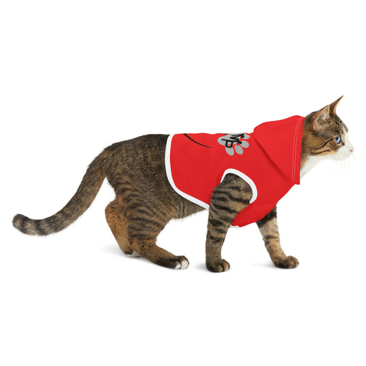 Monkeys Pack Red Pet Hoodie