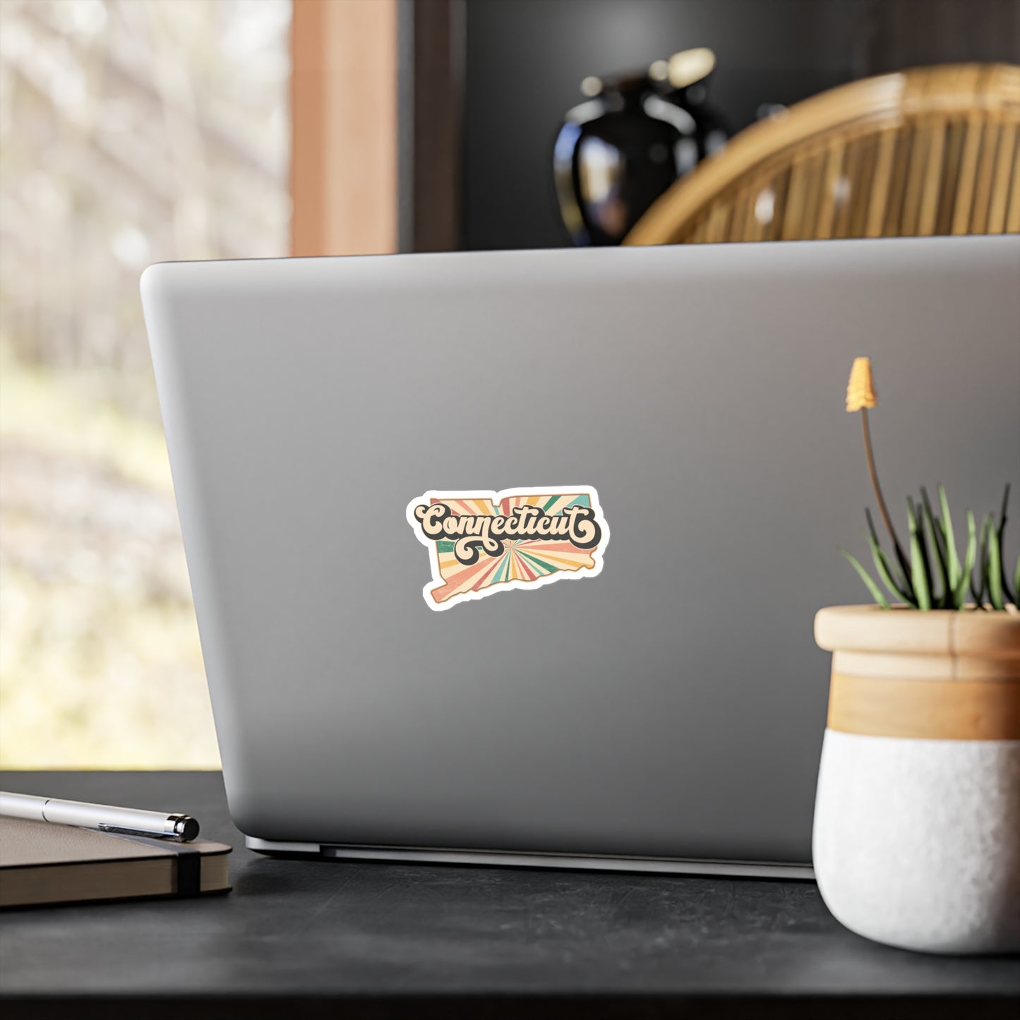 Connecticut Groovy Vinyl Decals