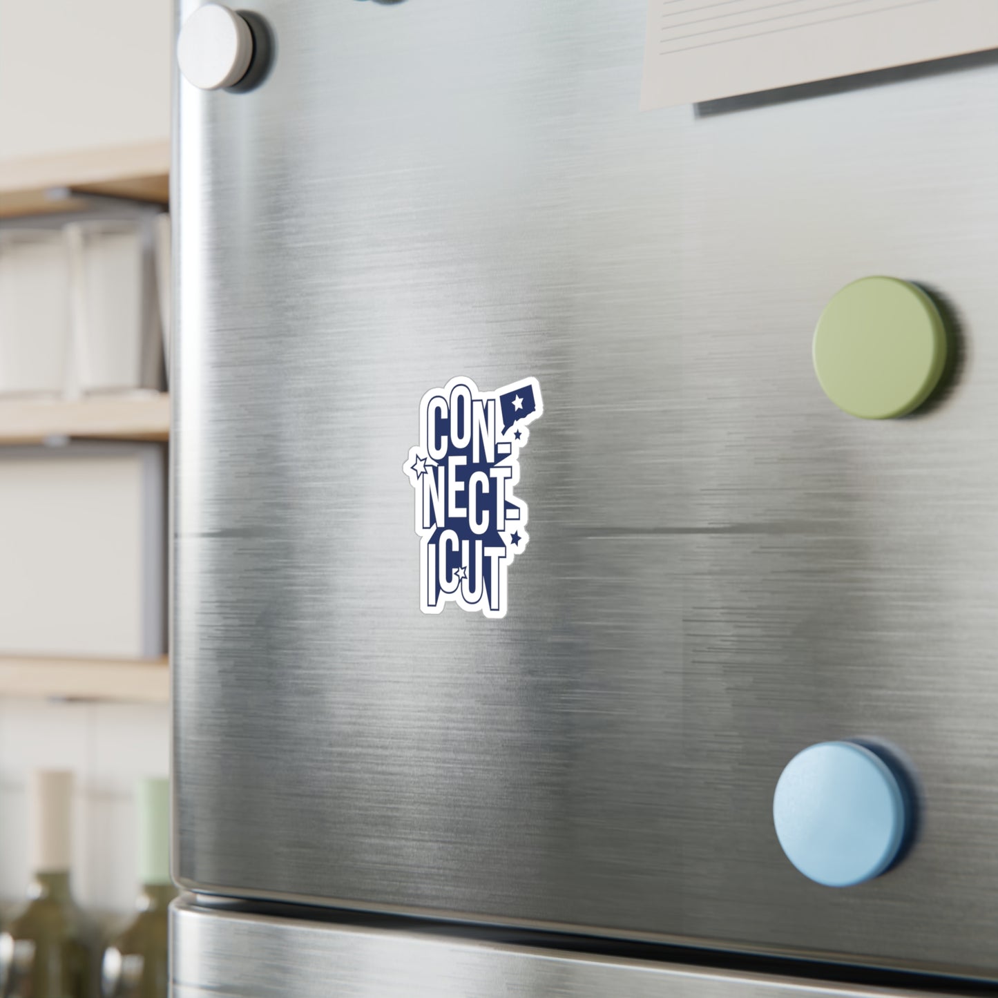Connecticut Lettering Vinyl Decals
