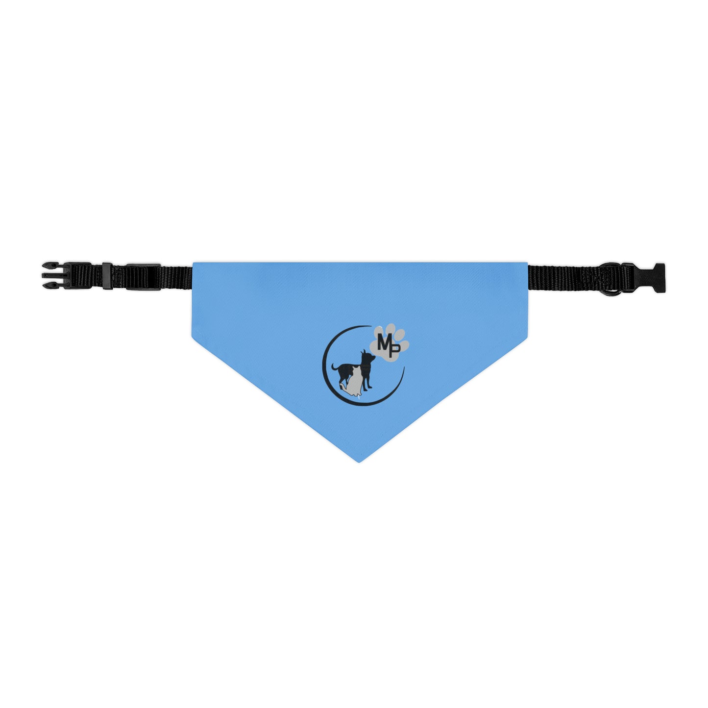 Monkey's Pack Blue Pet Bandana Collar