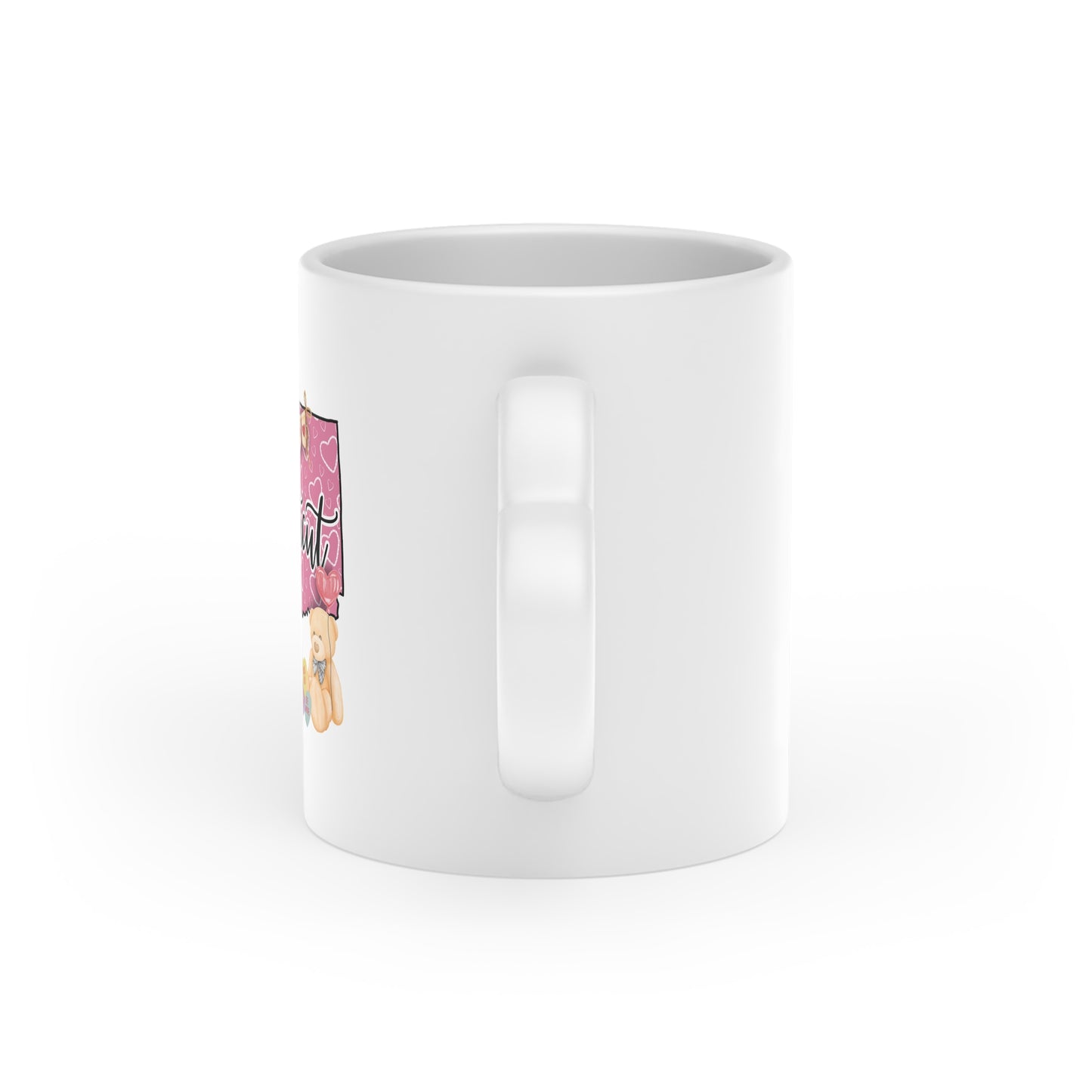 Connecticut Valentine Heart-Shaped Mug
