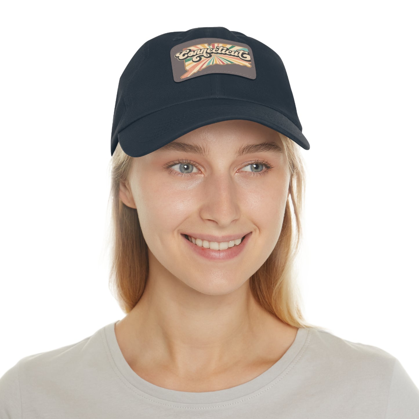 Connecticut Groovy Hat with Leather Patch