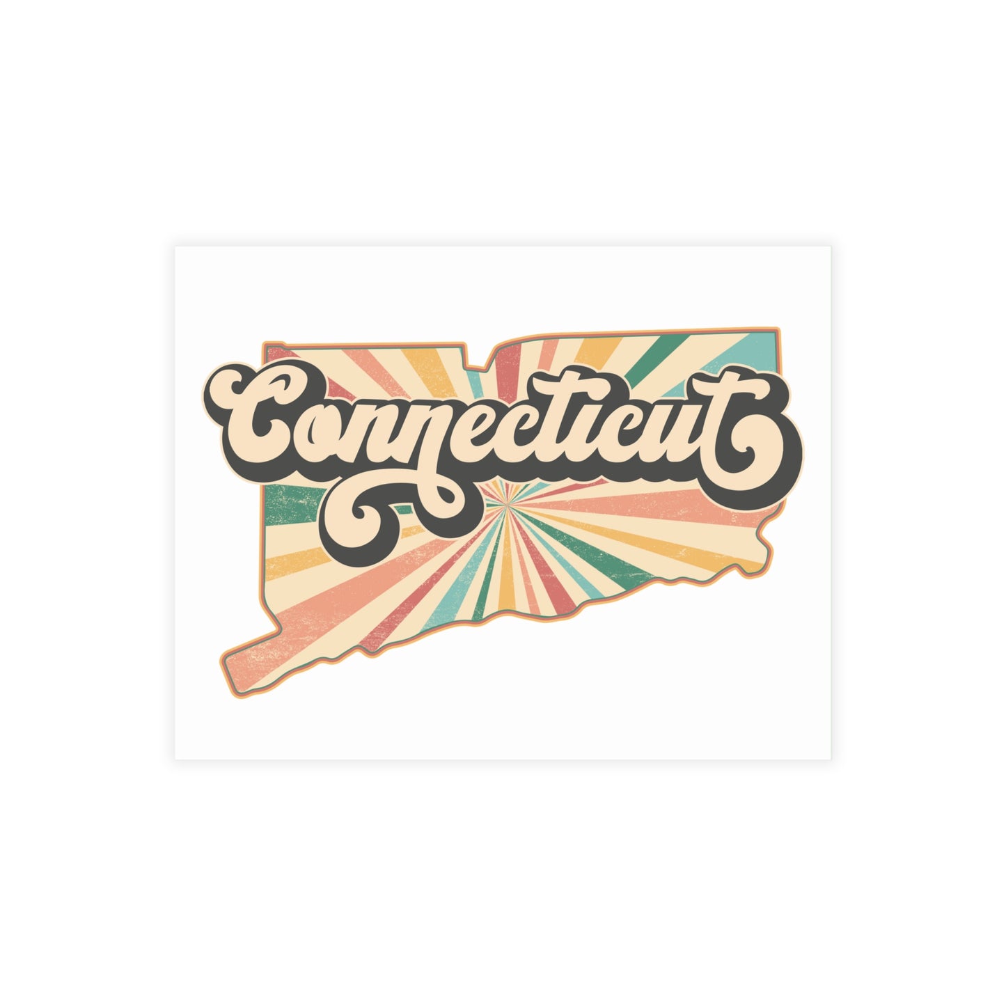 Connecticut Groovy Postcard Bundles (envelopes not included)