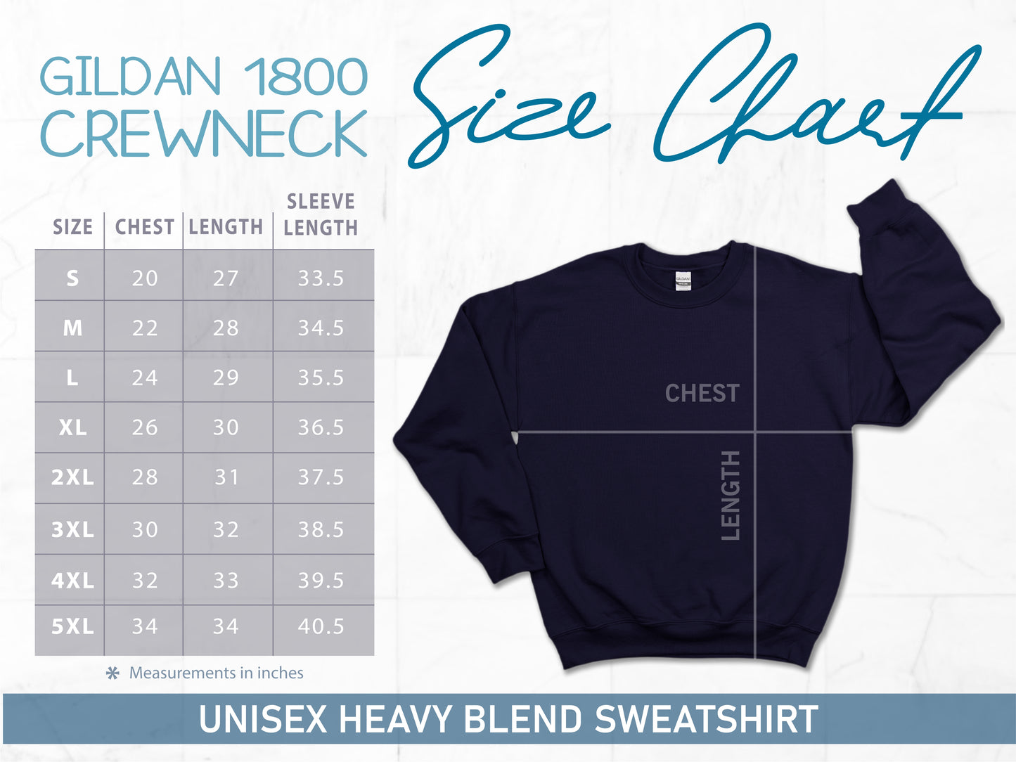 H.W. Porter Chevron Crew Neck Gildan Heavy Blend Sweatshirt