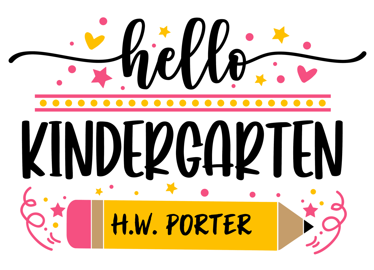 H.W Porter Hello (insert grade) ADULT NEW! Softstyle Tees