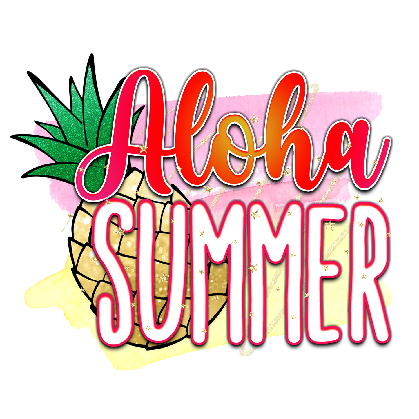 Aloha Summer Adult Tshirt