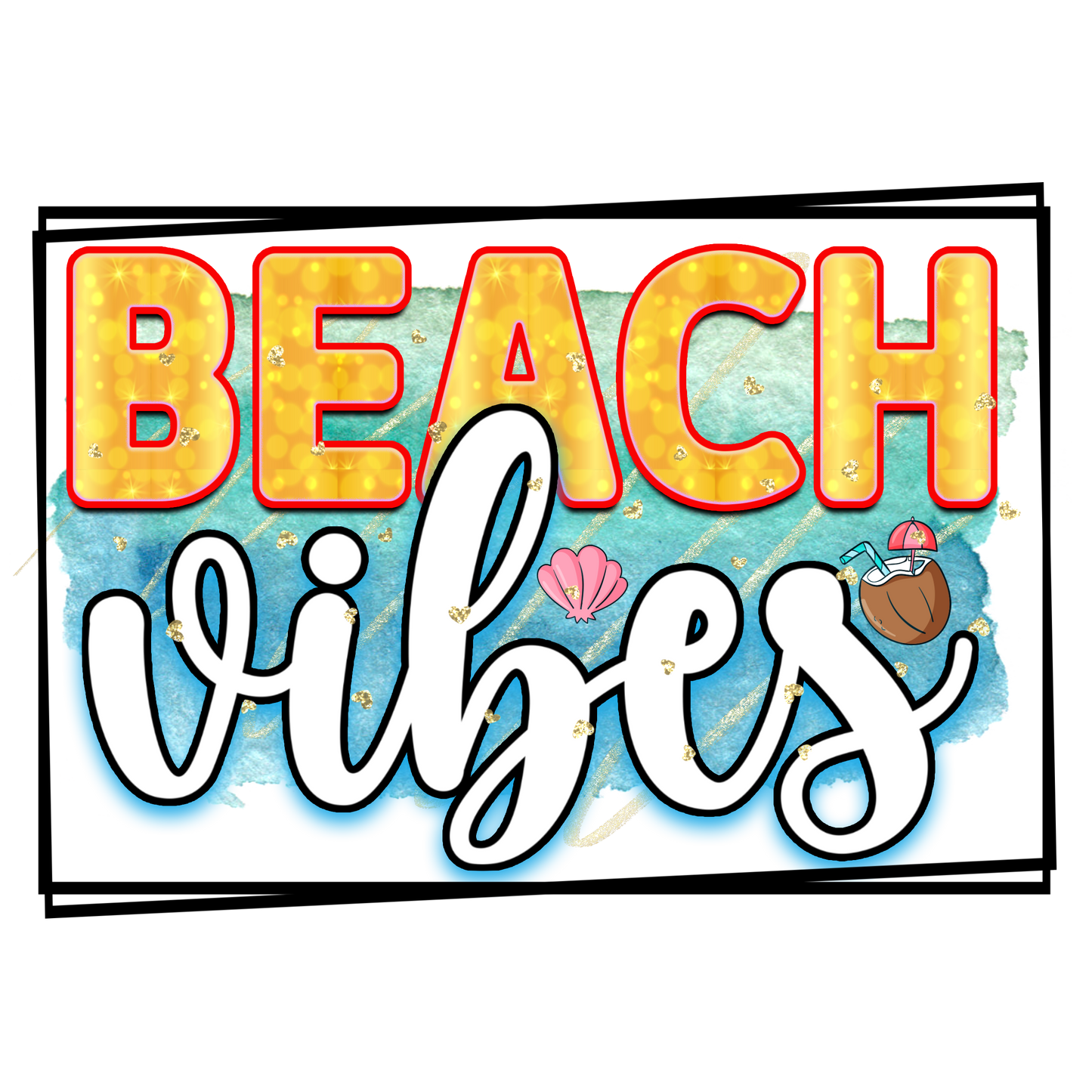 Beach Vibes Adult Tshirt