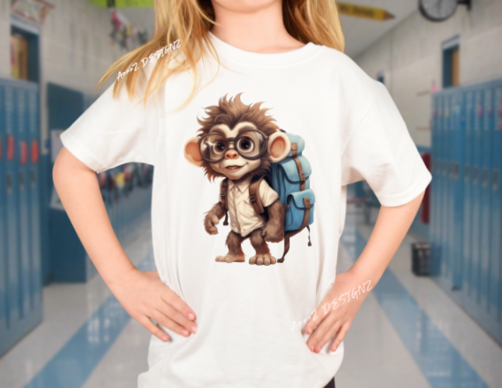 School Baboon Youth Tshirt