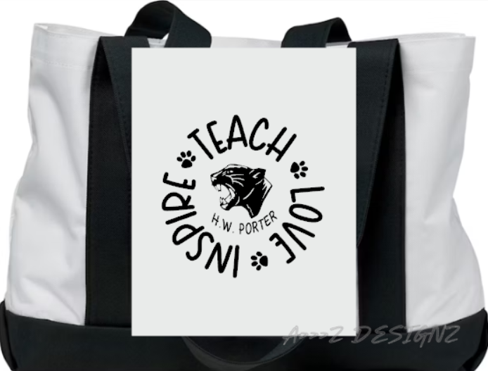 H.W. Porter Tote Bag Teach Inspire