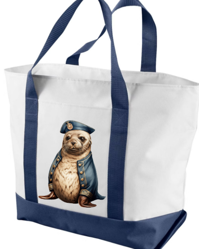 Pinup Navy Girl Bag - choose your design and bag size