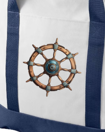 Pinup Navy Girl Bag - choose your design and bag size