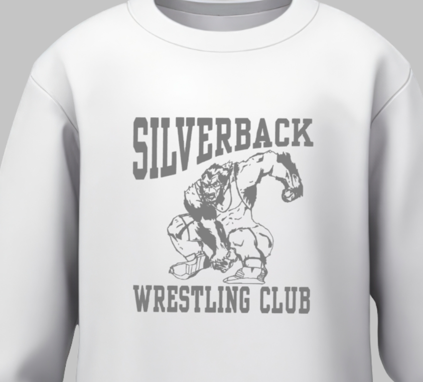 Silverback Wrestling Club Crew Sweatshirt YOUTH to ADULT sizes Customize yours today!