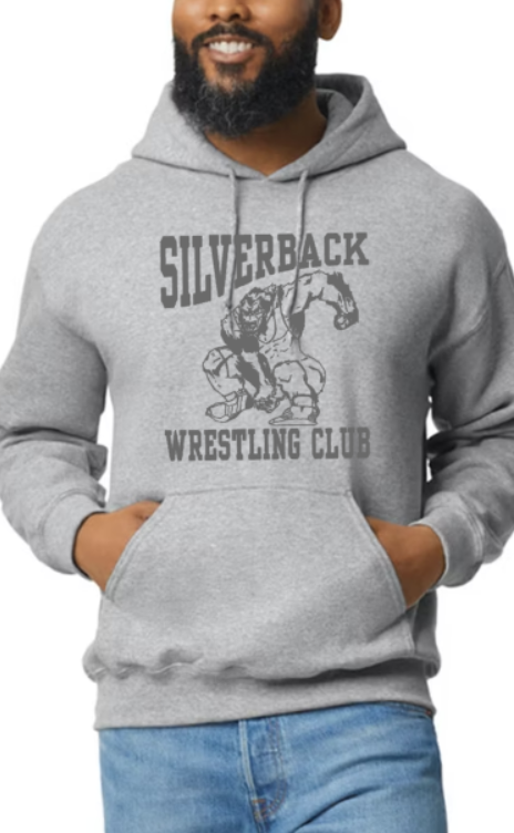 Silverback Wrestling Club Hooded Pullover Sweatshirt Youth to Adult sizes - customize now