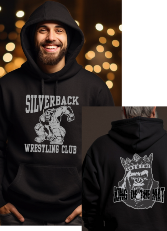 Silverback Wrestling Club Hooded Pullover Sweatshirt Youth to Adult sizes - customize now