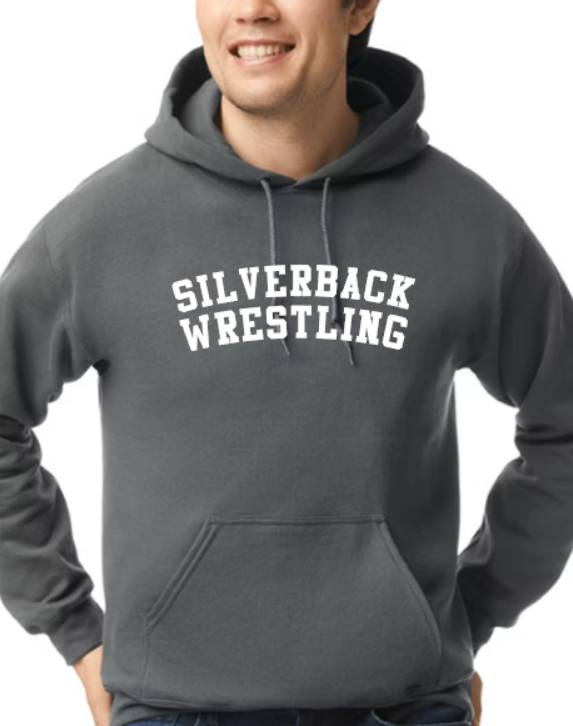 Silverback Wrestling Lettering Hooded Sweatshirt - Youth to adult sizes - customize yours today!