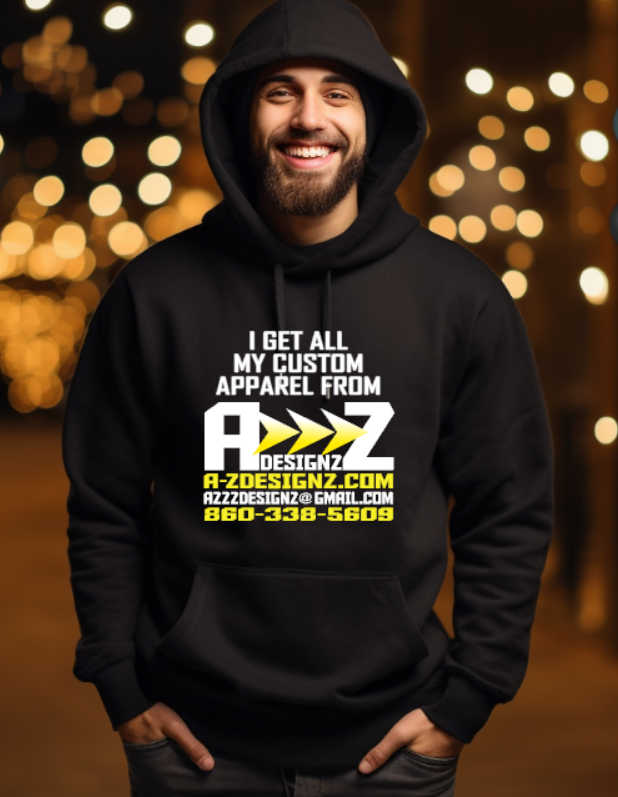 AZ Designz Softstyle Hoodie - (lots of color choices)