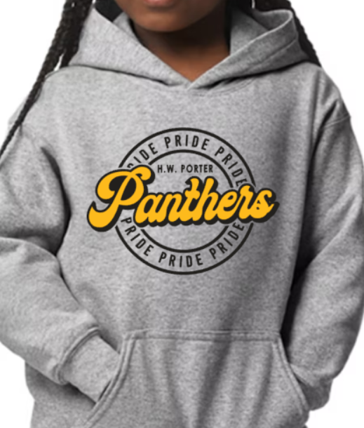 Panthers Pride - Hooded YOUTH to ADULT Sweatshirt customizable