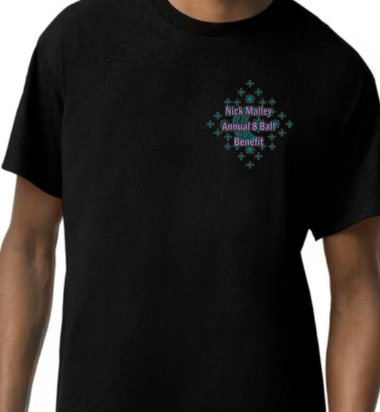 2024 Nick Malley 8ball Tournament Softstyle Tshirt (Youth and Adult)
