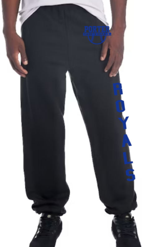 Royals Softball BLACK Sweatpants Youth to Adult