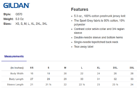 Royals Softball Raglan - unisex