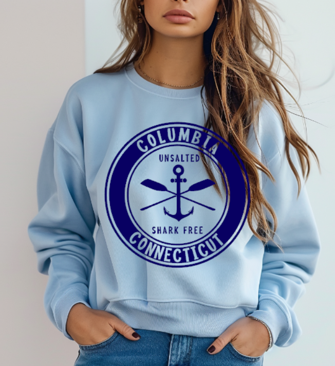 Columbia CT Lake Life Circle Softstyle Gildan Crew Neck Sweatshirt Adult. Multiple Colors - Customizable
