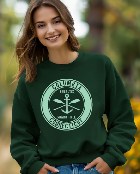 Columbia CT Lake Life Circle Softstyle Gildan Crew Neck Sweatshirt Adult. Multiple Colors - Customizable